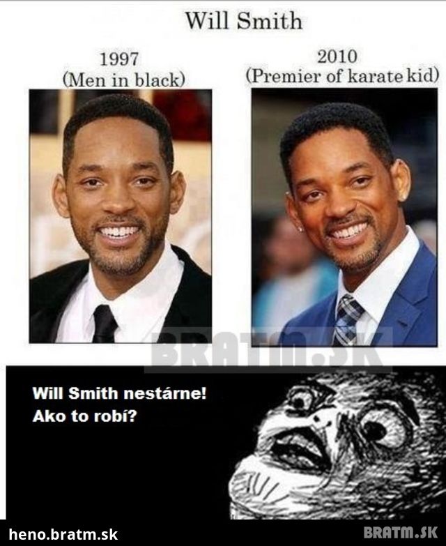 Nestárnuci Will Smith,, ako to robí ?? :)