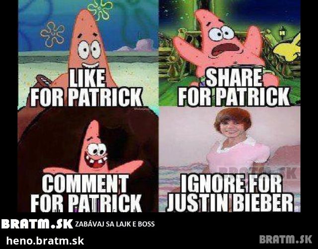 Justin Bieber vs Partick :D