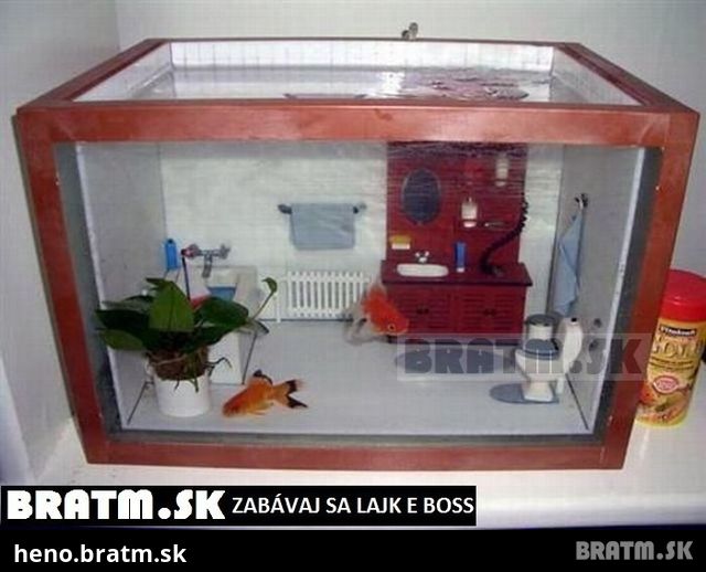 Barbie domček pre rybičku:D:D