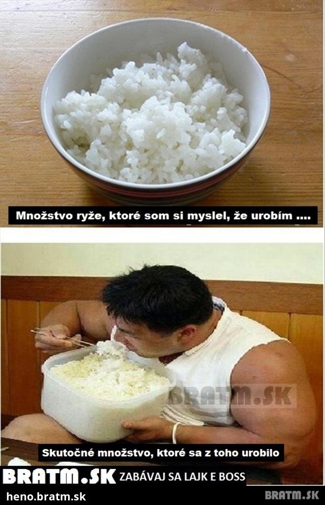 Aj vám sa to stáva, keď si robíte ryžu ? :D