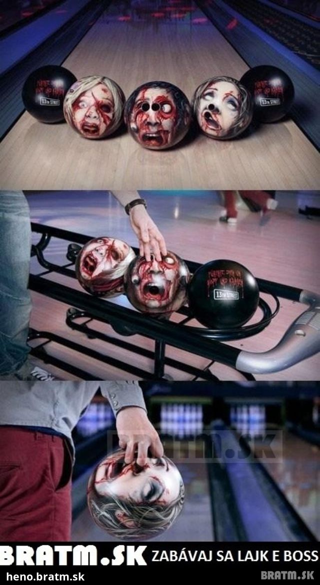 Zombie bowlingové gule :D