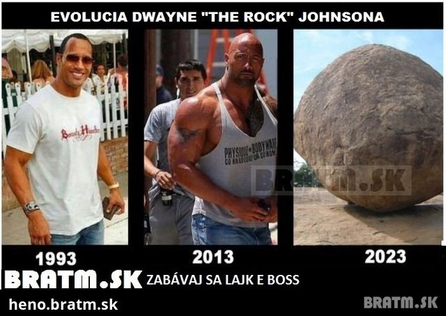 THE ROCK a jeho evolúcia :D