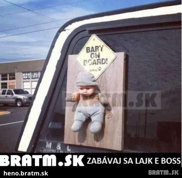 Baby on board :D originálne :)