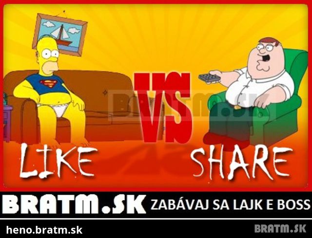 Like vs. Share :D ?