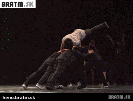BRATM GIF: Umenie breakdance :D