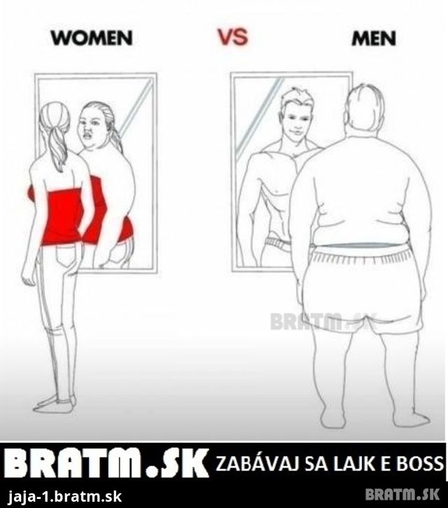 Rozdielny pohľad mužov a žien :D
