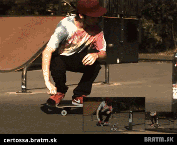 BRATM GIF: Skateboardové umenie :D