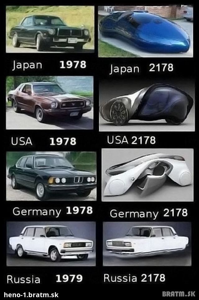 Evolúcia automobilov :D