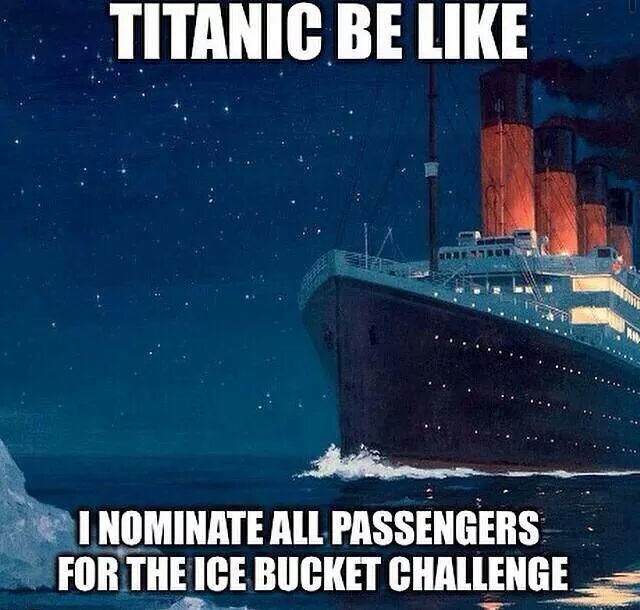 Ako vidi Titanic Ice bucket challenge