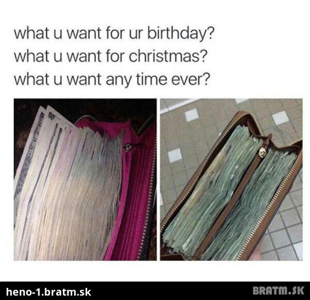 Čo by si chcel ako darček?:D