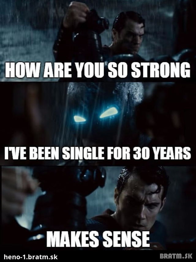 Uz vieme preco je Batman silnejsi :D