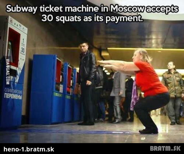 Originalny napad v metre v Moskve.. :D