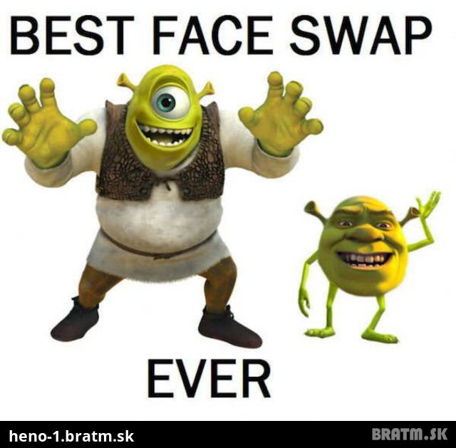 Konečne poriadny FACE SWAP! :D