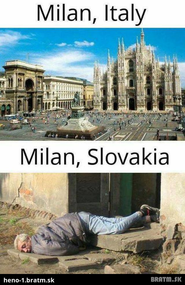 Milan Italy vs Milan zo Slovenska :D