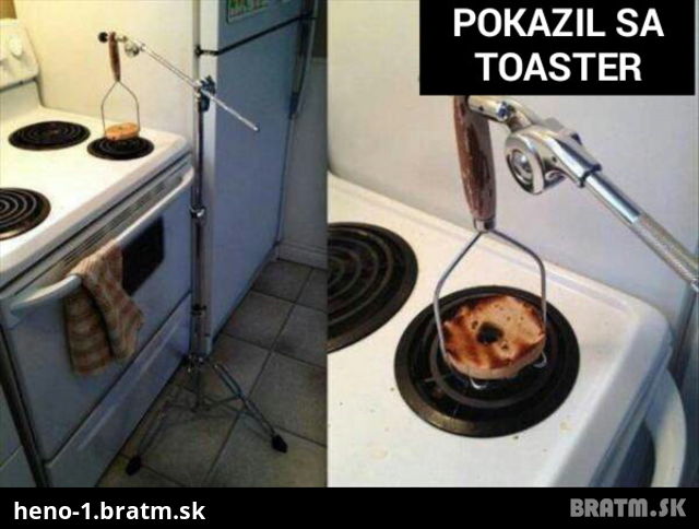 Nejde ti toaster? Tu je originálny nápad na náhradu :D