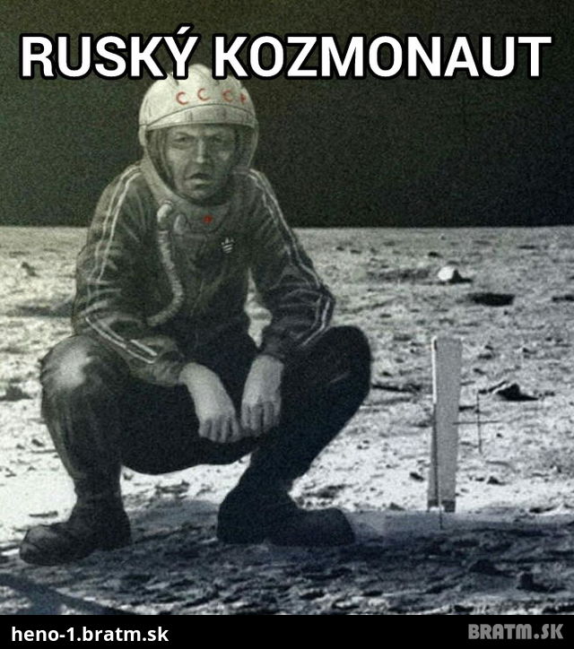 Toto je prvy rusky kozmonaut :D