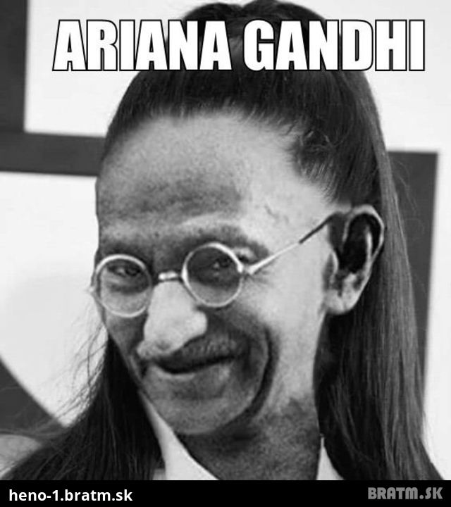 Poznáte Arianu Gandhi?:D