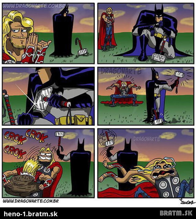 Pre toto milujem Batmana :D
