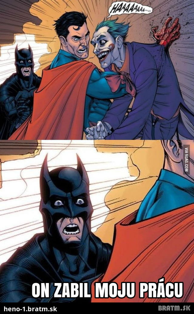 Komix: Ako prišiel Batman o svoju prácu :D