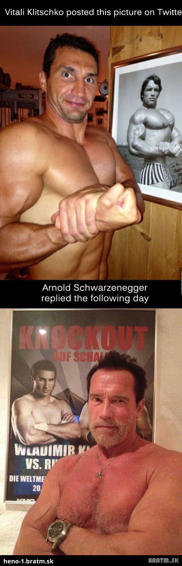 Vtipný odkaz od Arnolda pre Klitschka :D