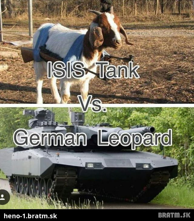 Porovnanie síl Nemecsko VS ISIS