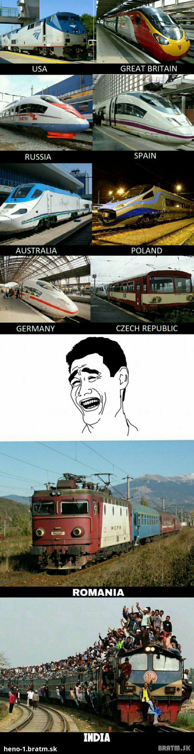 Vlaky vo svete ... to musíš vidieť :D