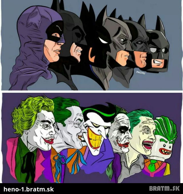 Batman vs Joker = ich evolúcia :D