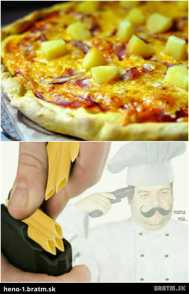 Ananasova pizza vs Taliansko D: