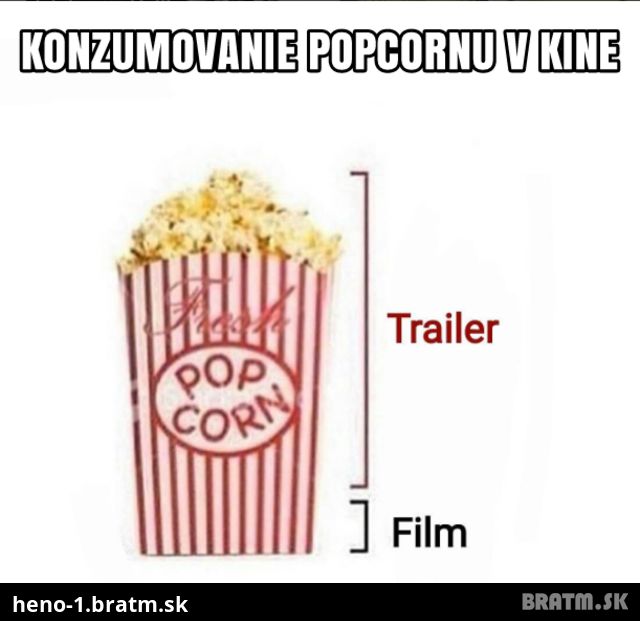 Popcorn v kine :D