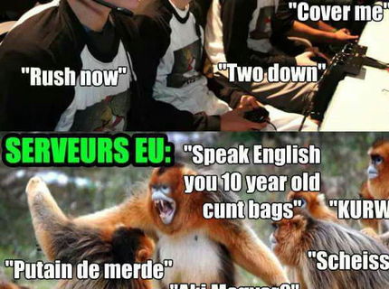 Hráči na servere v Amerike VS EUROPA :D