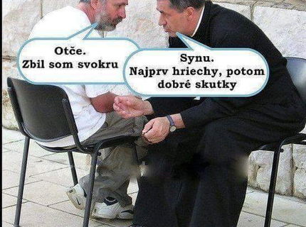 Na spovedi: :D