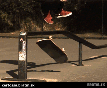 BRATM GIF: Skateboardové umenie :D