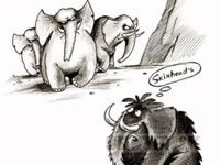 Čo by si pomyslel mamut o slonovi