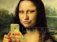 Mona Lisa- duck face :D  :)
