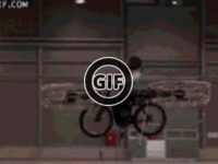 BRATM GIF: Neuveriteľné sa stalo skučnosťou. Prvý lietajúci bicykel je na svete... :D