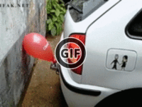 BRATM GIF: Účinná kontrola parkovania :D