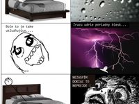 Keď zaspávate počas búrky :D