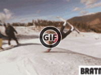 BRATM GIF: Snowboarding..like a boss :D