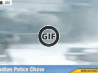 BRATM GIF: Policajná naháňačka v Kanade :D