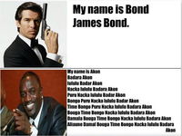 James Bond vs. Akon :D