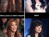 Ako sa smeje Demi Lovato :D