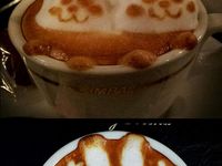 Krásne výtvory na latte od skutočného majstra Kazuki Yamamota :) Sleduj!