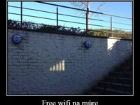 Free wifi na múre :D