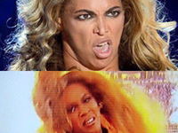 Beyonce vtedy a teraz :D