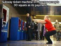 Originalny napad v metre v Moskve.. :D
