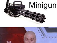 Viete ako vyzerá mini gun?:D