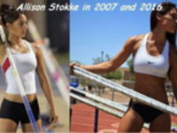 Krásna atlétka menom Allison Stokke... pozrite sa na foto predtým a potom :)