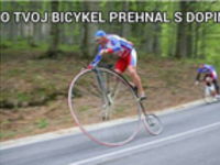 Doping je aj vo svete bicyklov :D