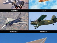 Aké lietadla majú ozbrojené sily vo svete ?:D Tu je niečo na zabavu #1