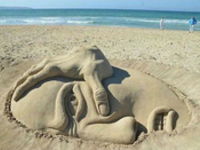 Tak toto je umenie z piesku! :D